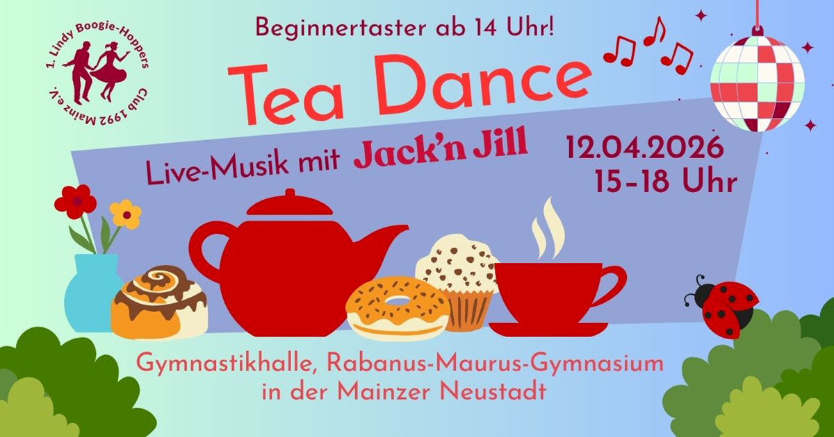 April Tea Dance 12.04.2026 | 1. Lindy Boogie Hoppers Club 1992 e.V.